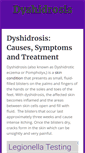 Mobile Screenshot of dyshidrosis.net